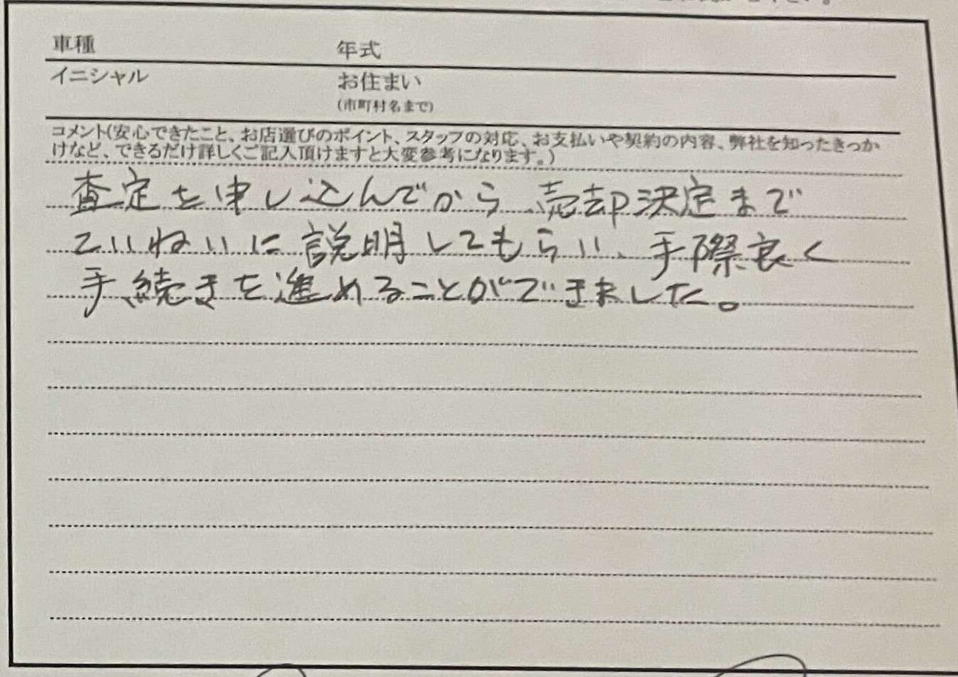 兵庫県 U.J様のコメント